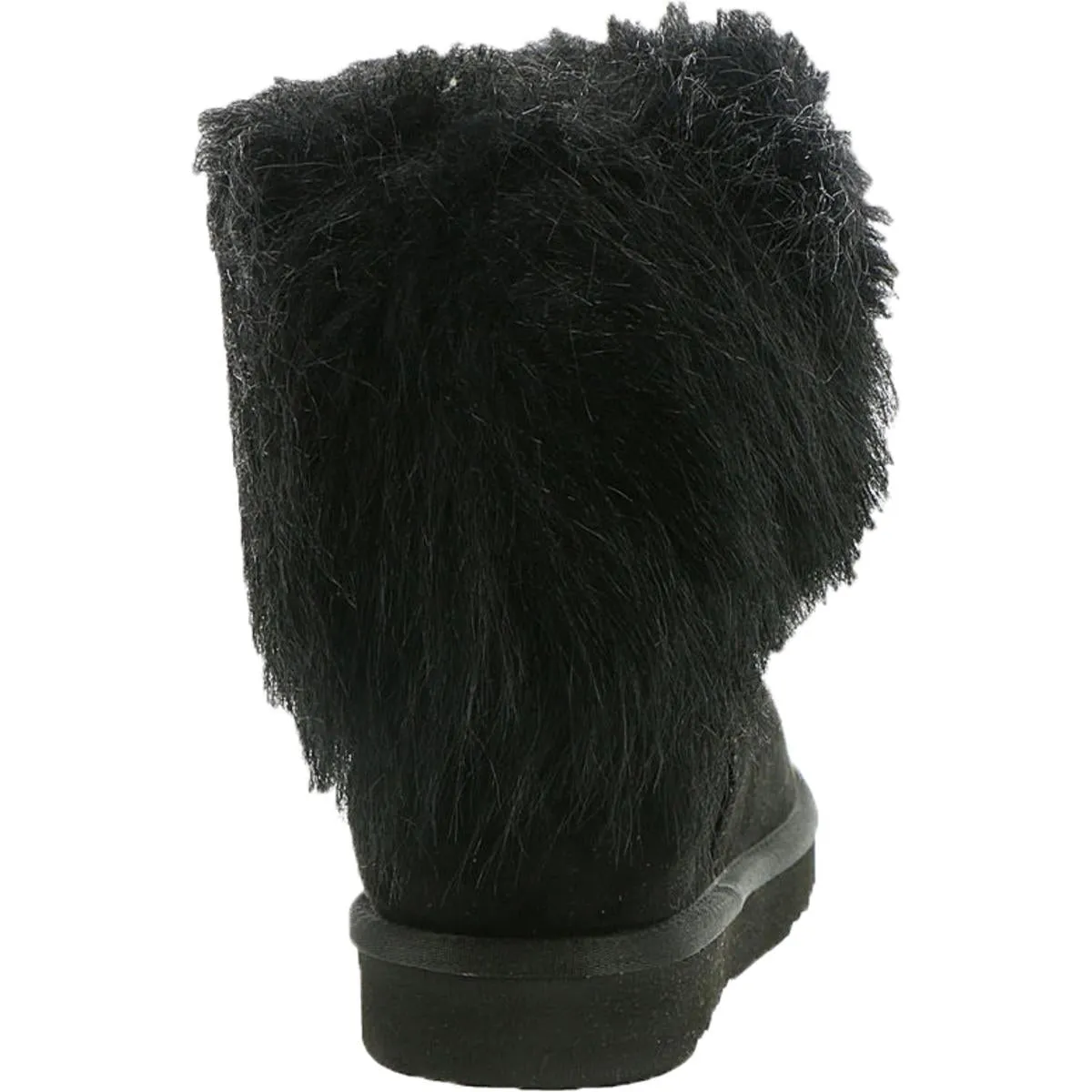 Beacon Womens Kacey Microsuede Faux Fur Ankle Boots
