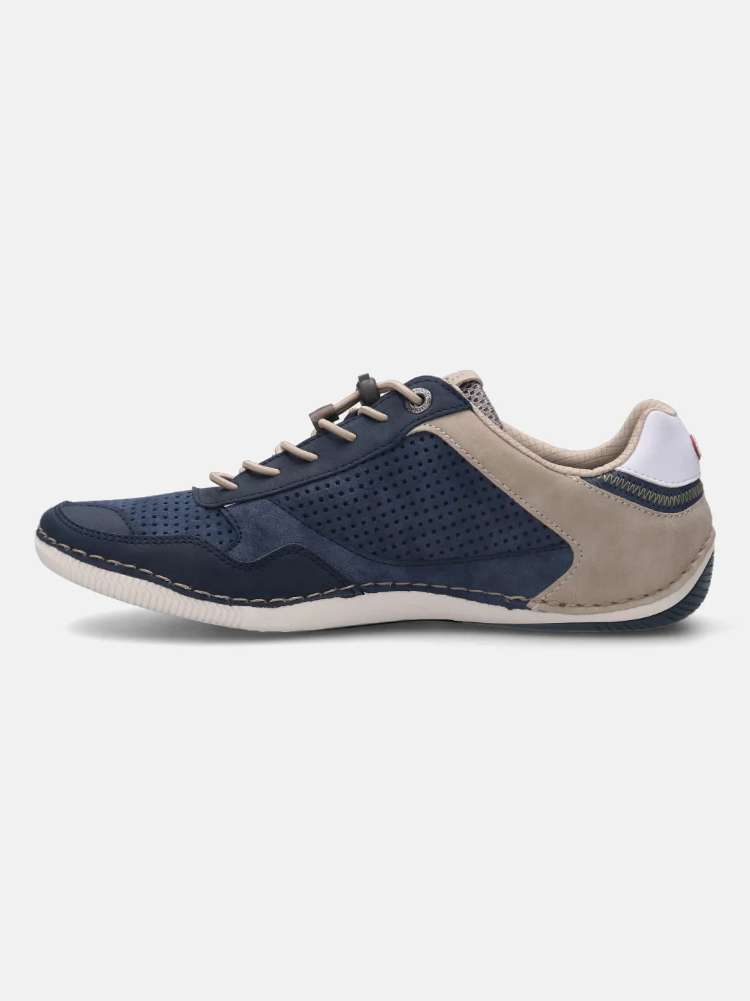 bugatti Dark Blue & Grey Sneakers