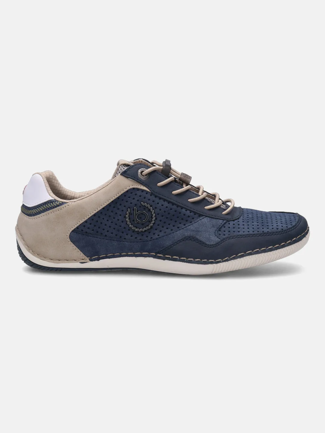 bugatti Dark Blue & Grey Sneakers