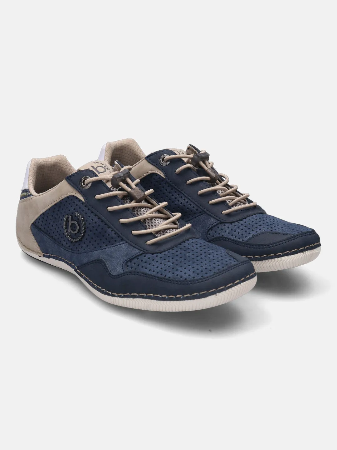 bugatti Dark Blue & Grey Sneakers