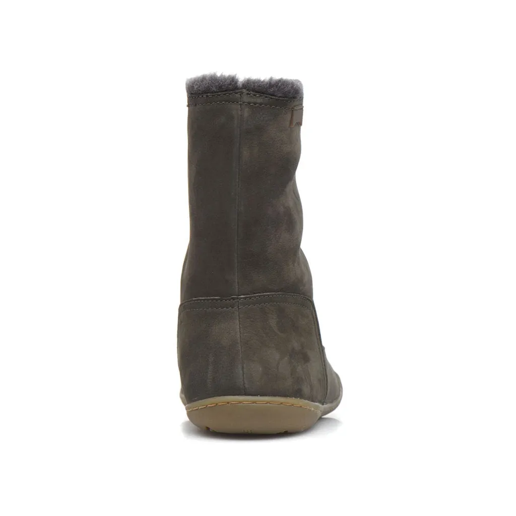 Camper Peu Nubuck Leather Fur Lined Women's Boots