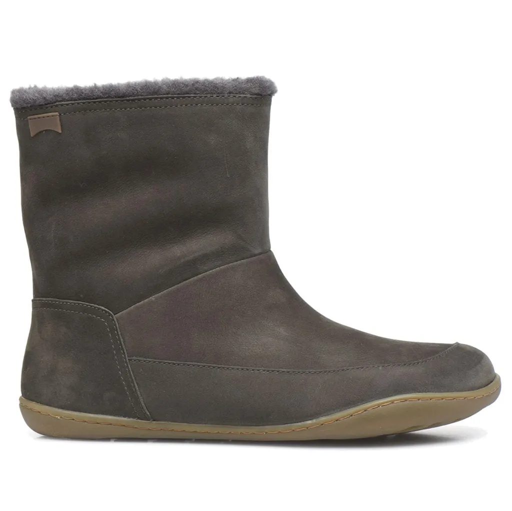 Camper Peu Nubuck Leather Fur Lined Women's Boots