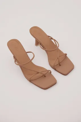 Christi Strappy Heels in Nude