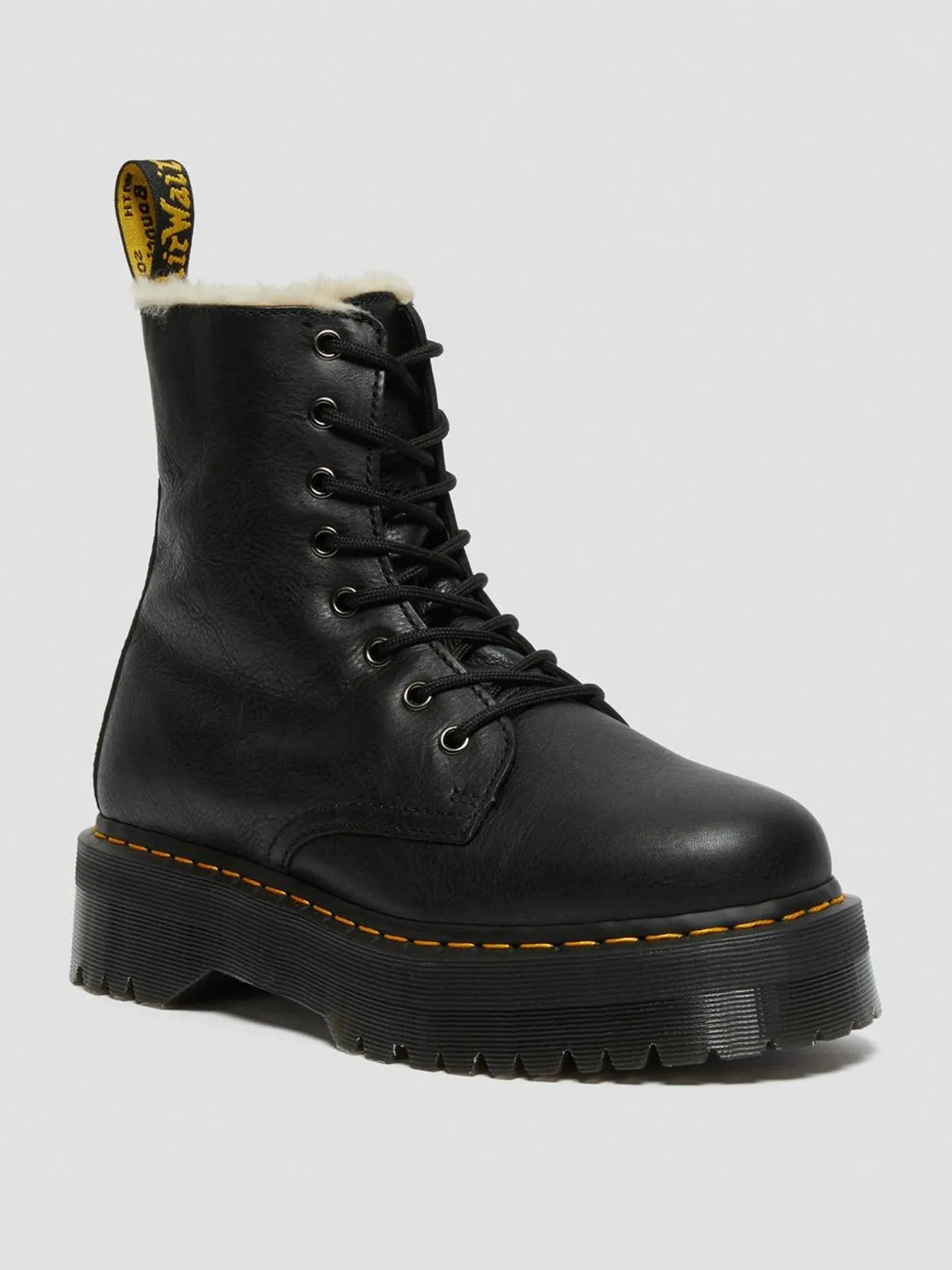 Jadon Fur Lined Pisa Black Boots