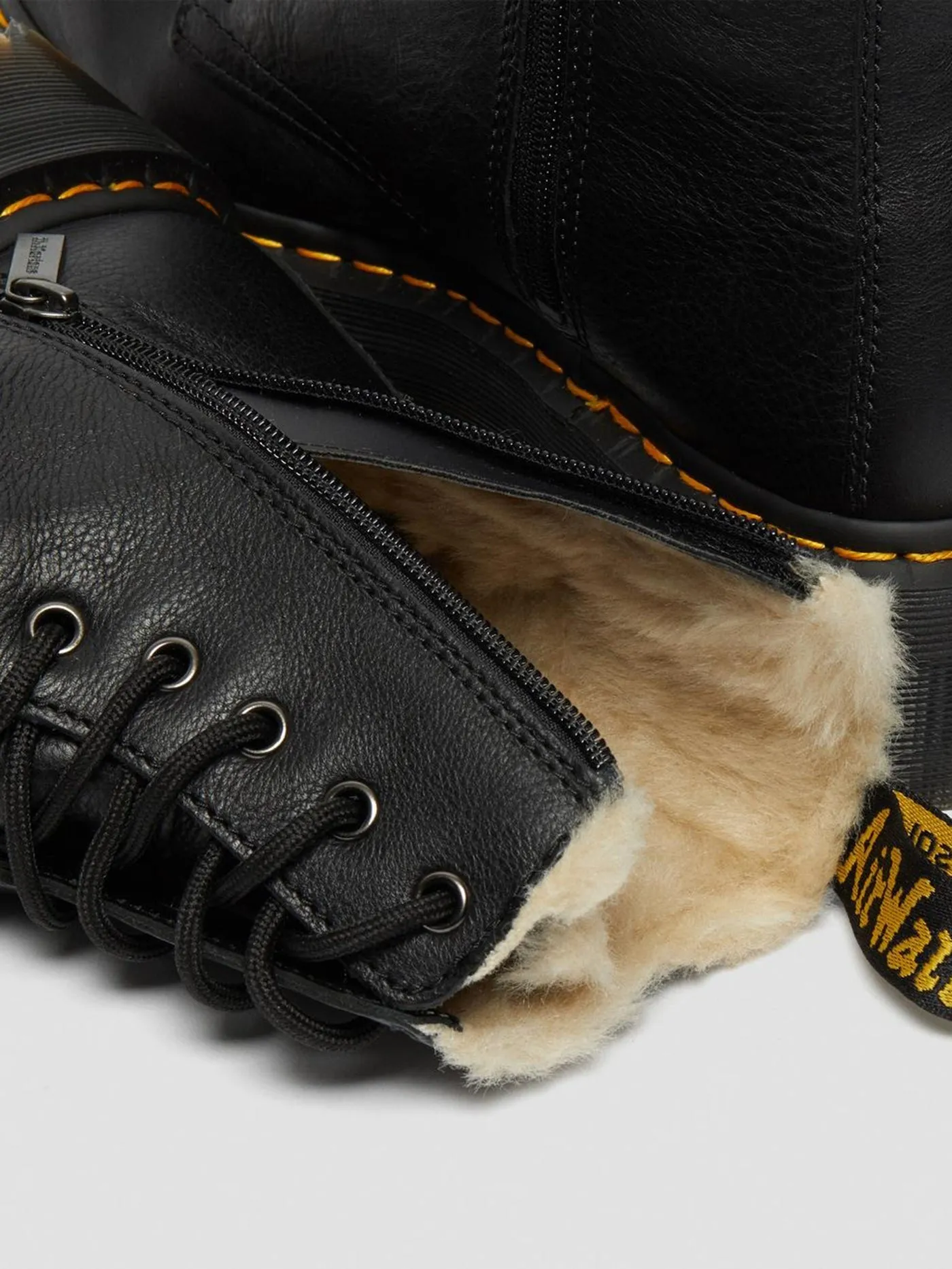 Jadon Fur Lined Pisa Black Boots