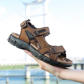 Lightweight Genuine Leather Men's Sandals
