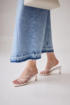 Liv Strappy Heels in White