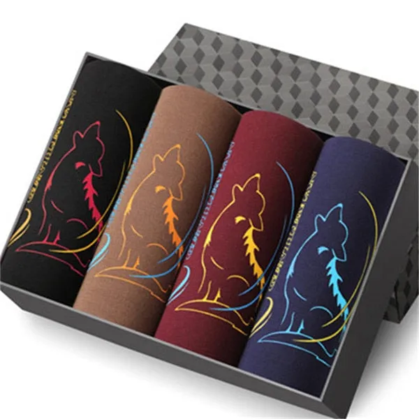 Men Shorts Thin Attractive Underwear Boxers-4 Pack