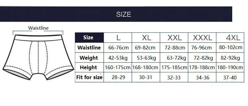 Men Shorts Thin Attractive Underwear Boxers-4 Pack