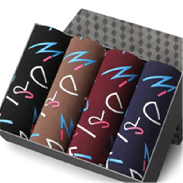 Men Shorts Thin Attractive Underwear Boxers-4 Pack