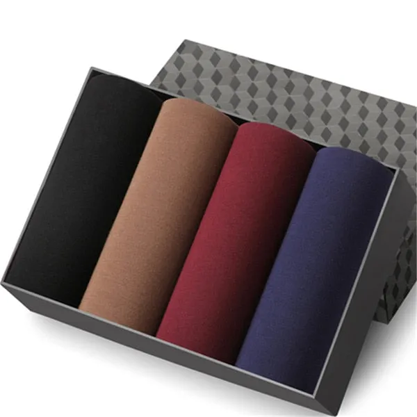 Men Shorts Thin Attractive Underwear Boxers-4 Pack