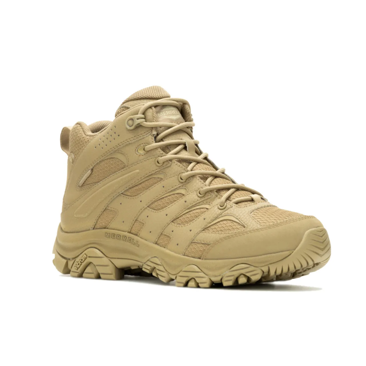 Merrell Tactical Men's Moab 3 Coyote Mid Waterproof Boots J004111 Dark Coyote