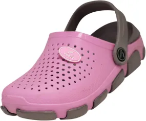 Norty Girl Sizes 12-4 Clog Pink Grey