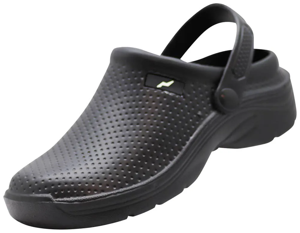 NORTY Womens 6-11 Black Clog 13550