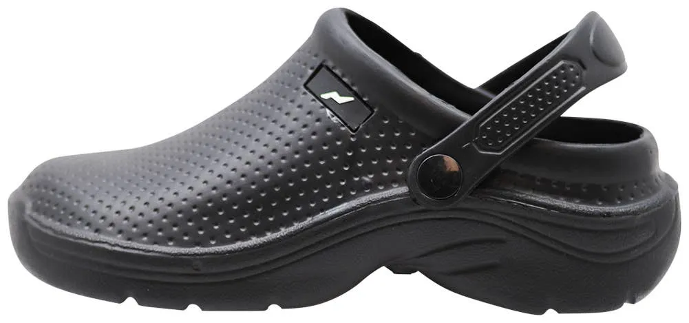 NORTY Womens 6-11 Black Clog 13550