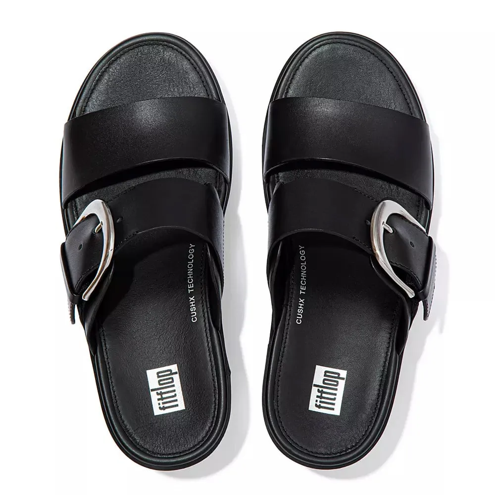 PILAR Leather Slide Platforms