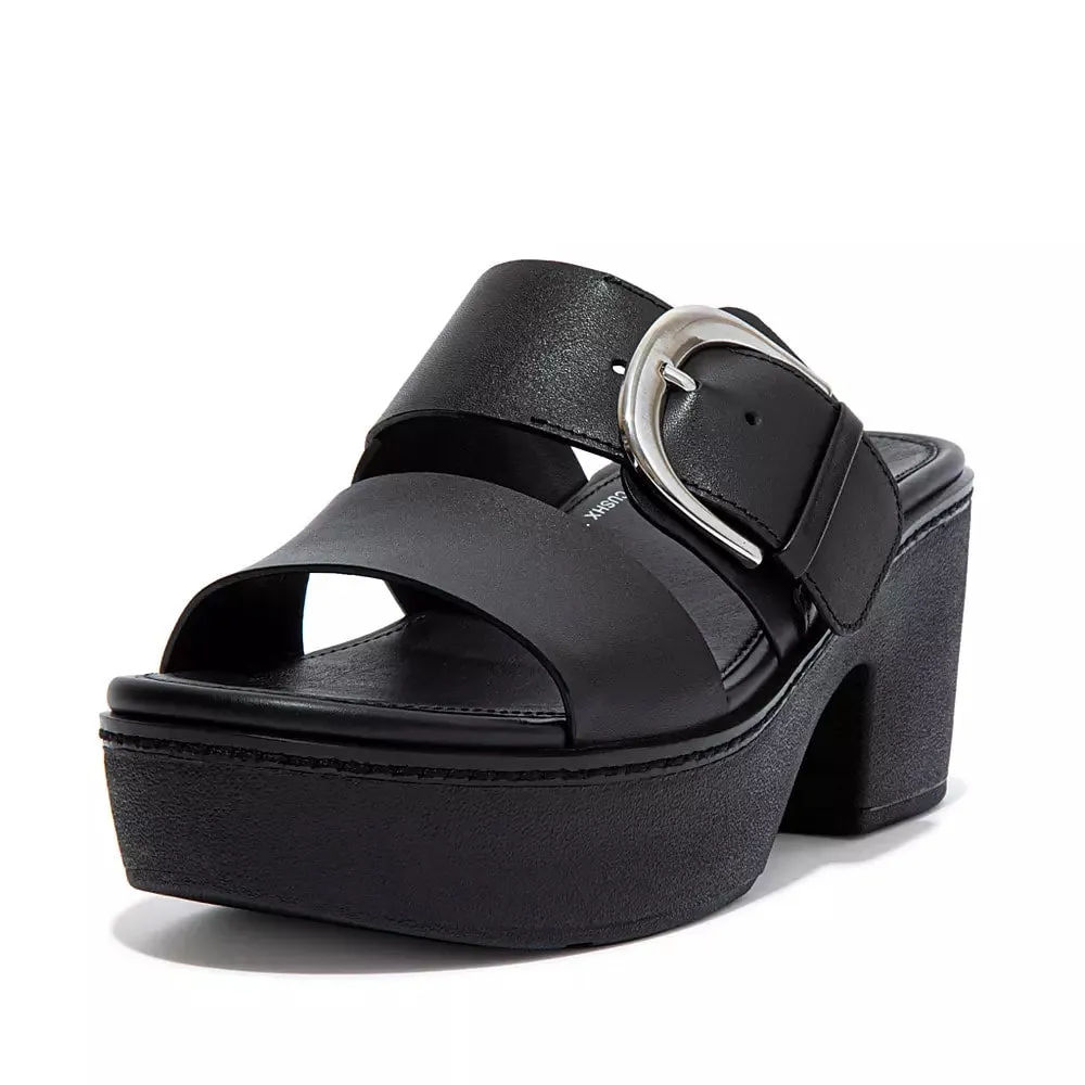 PILAR Leather Slide Platforms