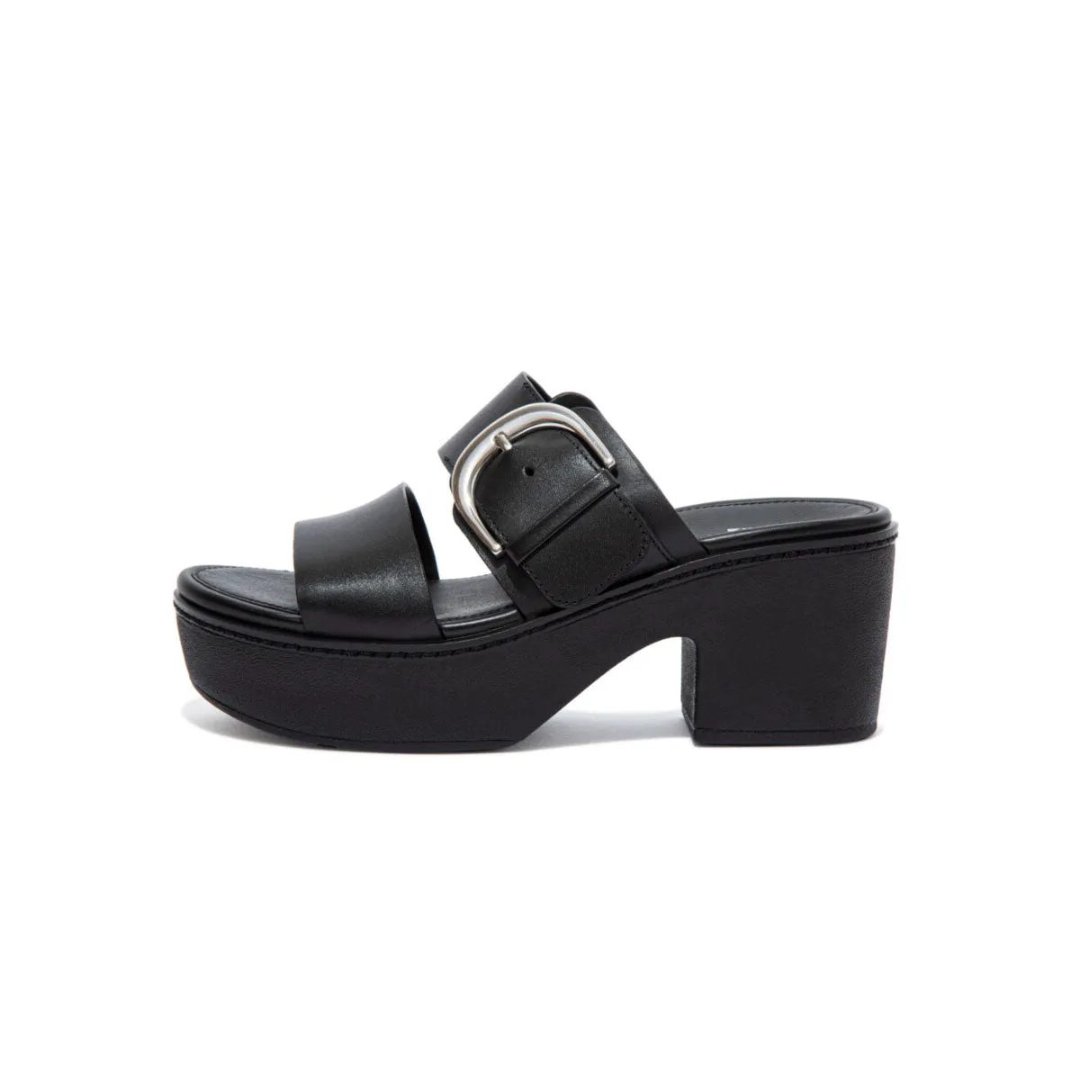 PILAR Leather Slide Platforms