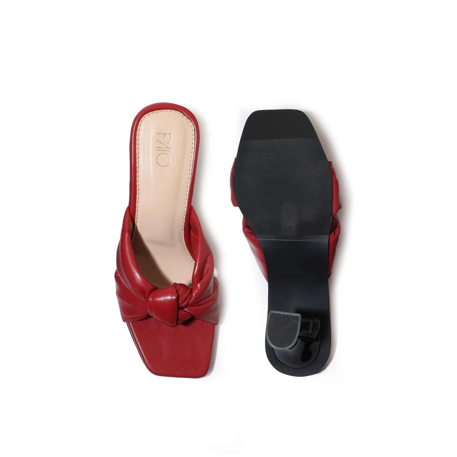 Red Rhodes Heels
