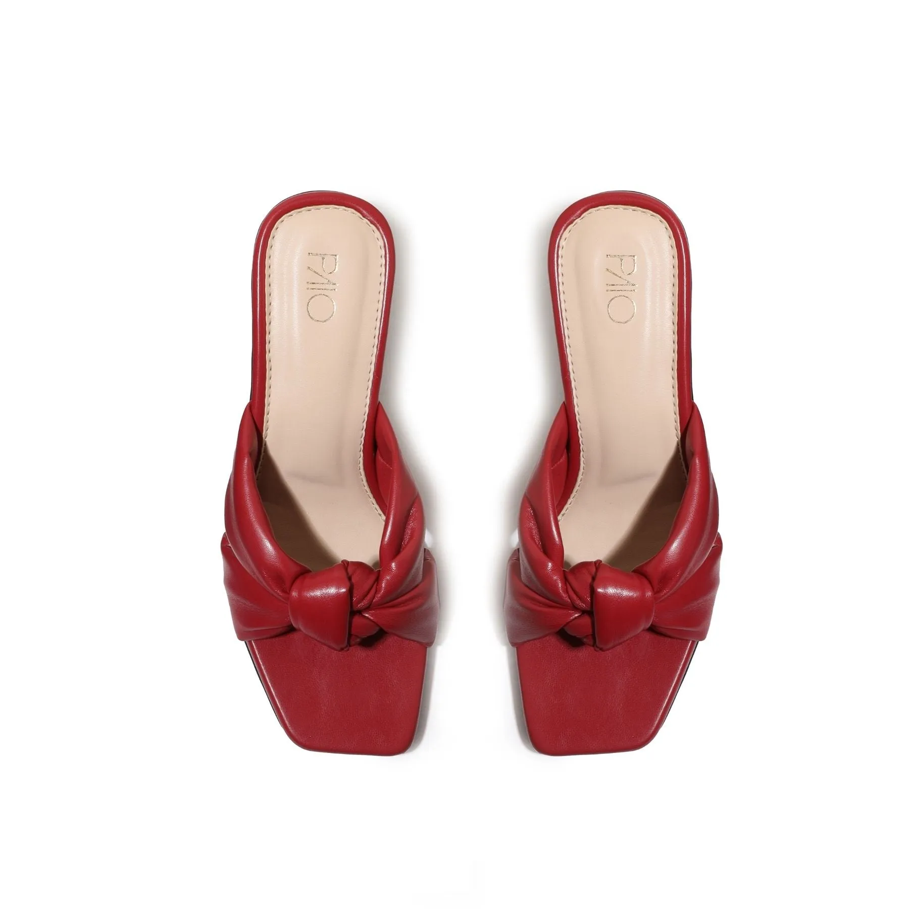 Red Rhodes Heels