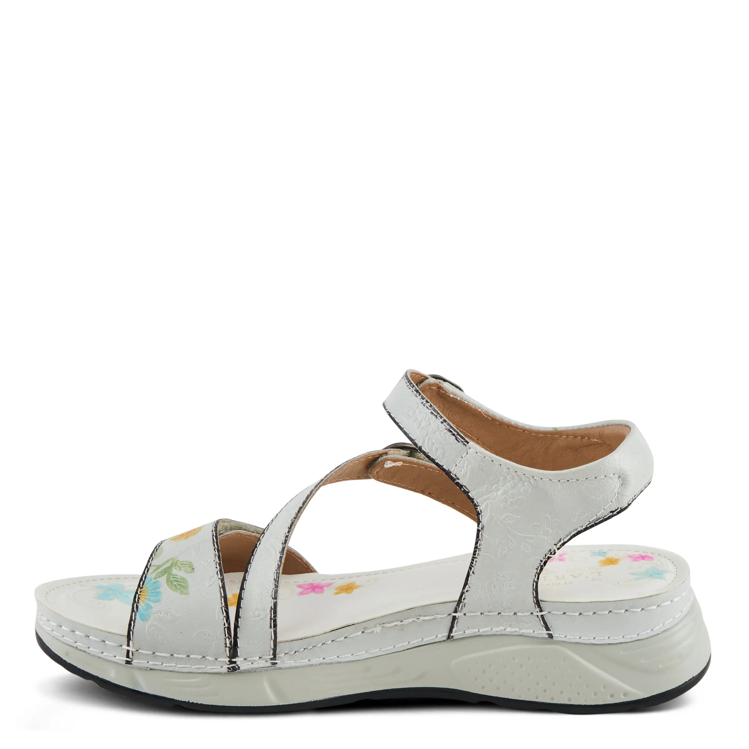 Spring Step Shoes L'Artiste Anneka Sandals Women’s Hand Painted Leather