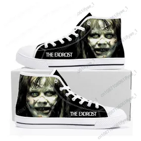 The Exorcist High Top Canvas Sneakers – Breathable, Sweat-Absorbent, Durable Casual Shoes for Men, Women, and Teens